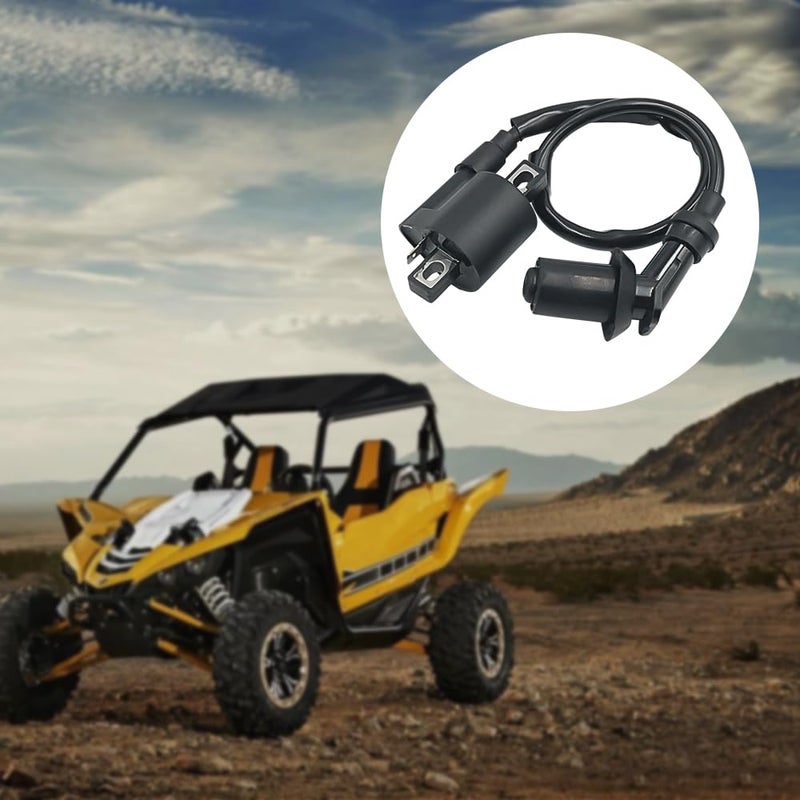 Triumilynn Ignition Coil Replacement for Yamaha Bear Tracker 250 YFM 250 1999-2004, Blaster 200 Timberwolf Raptor 250, Big Bear 350, Kodiak 400 Coil - Image 4